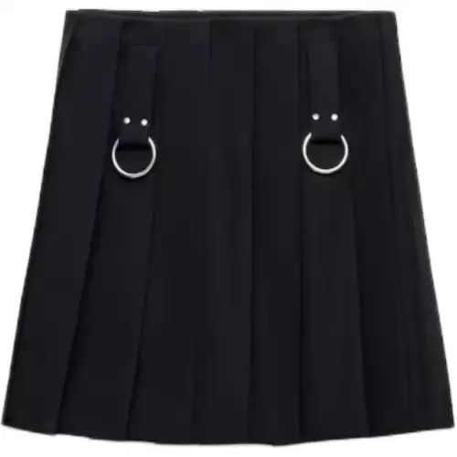 Prada Pleated Mini Skirt