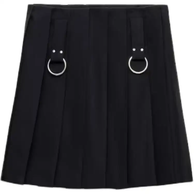Prada Pleated Mini Skirt