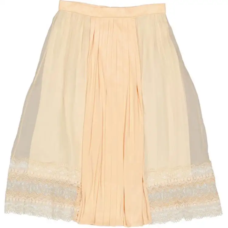 Burberry Casual Long Skirt Women's Orange