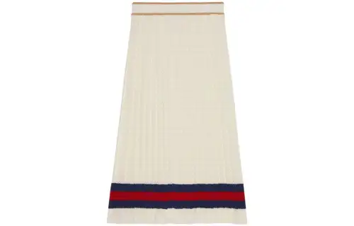 GUCCI Elasticated Waistband Pleated Skirt