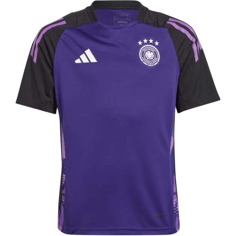 Adidas, comfortable soft purple short sleeve T-shirt, Germany, for teenagers
