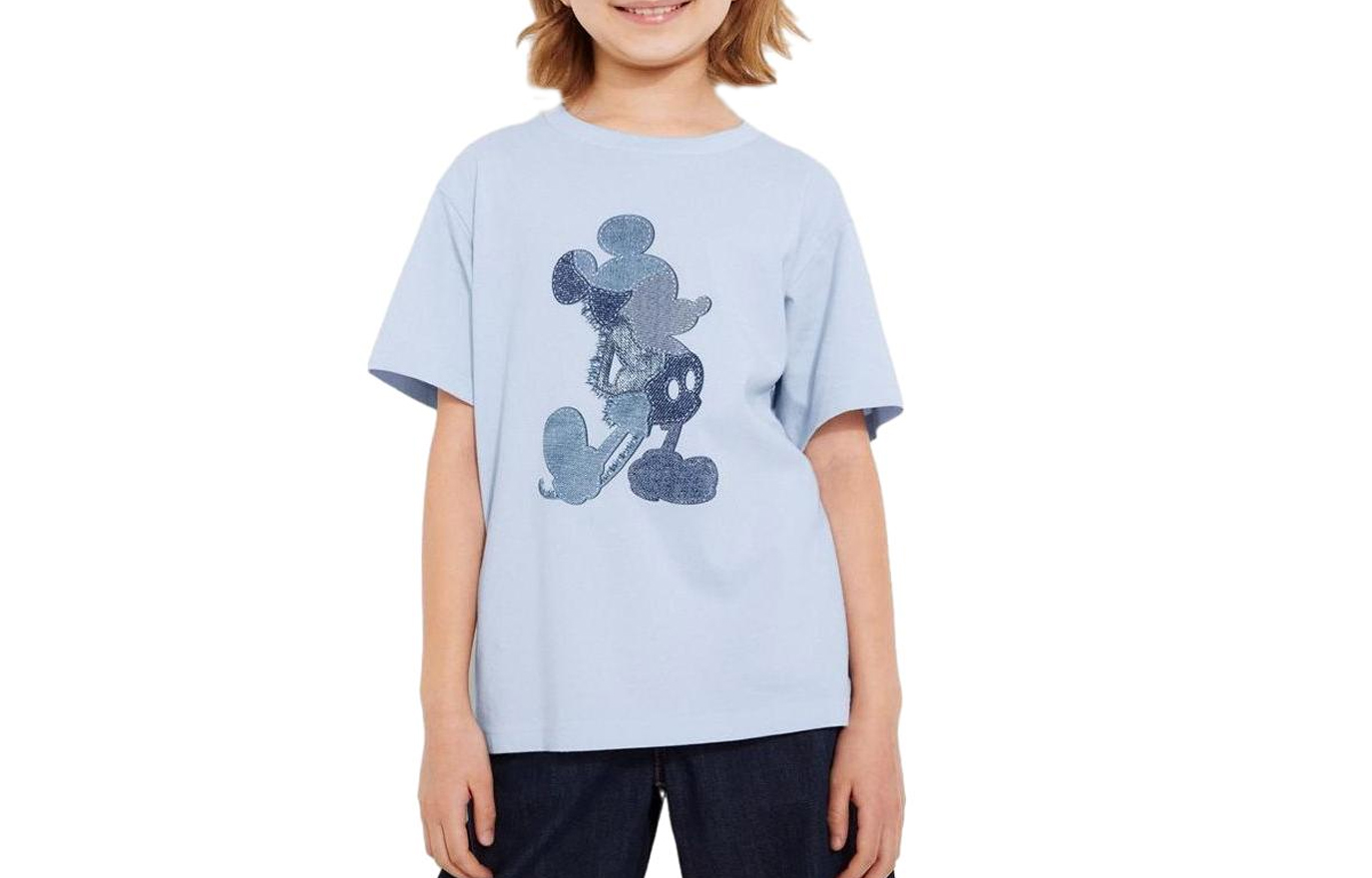 Женская футболка UNIQLO (синяя)