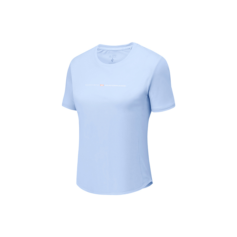 Skechers T Shirt Women’s Xenon Gas Blue 0356