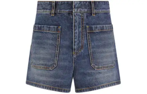 DIOR DIORIVIERA FW24 Denim Shorts Women's Blue