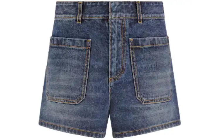 DIOR DIORIVIERA FW24 Denim Shorts Women's Blue
