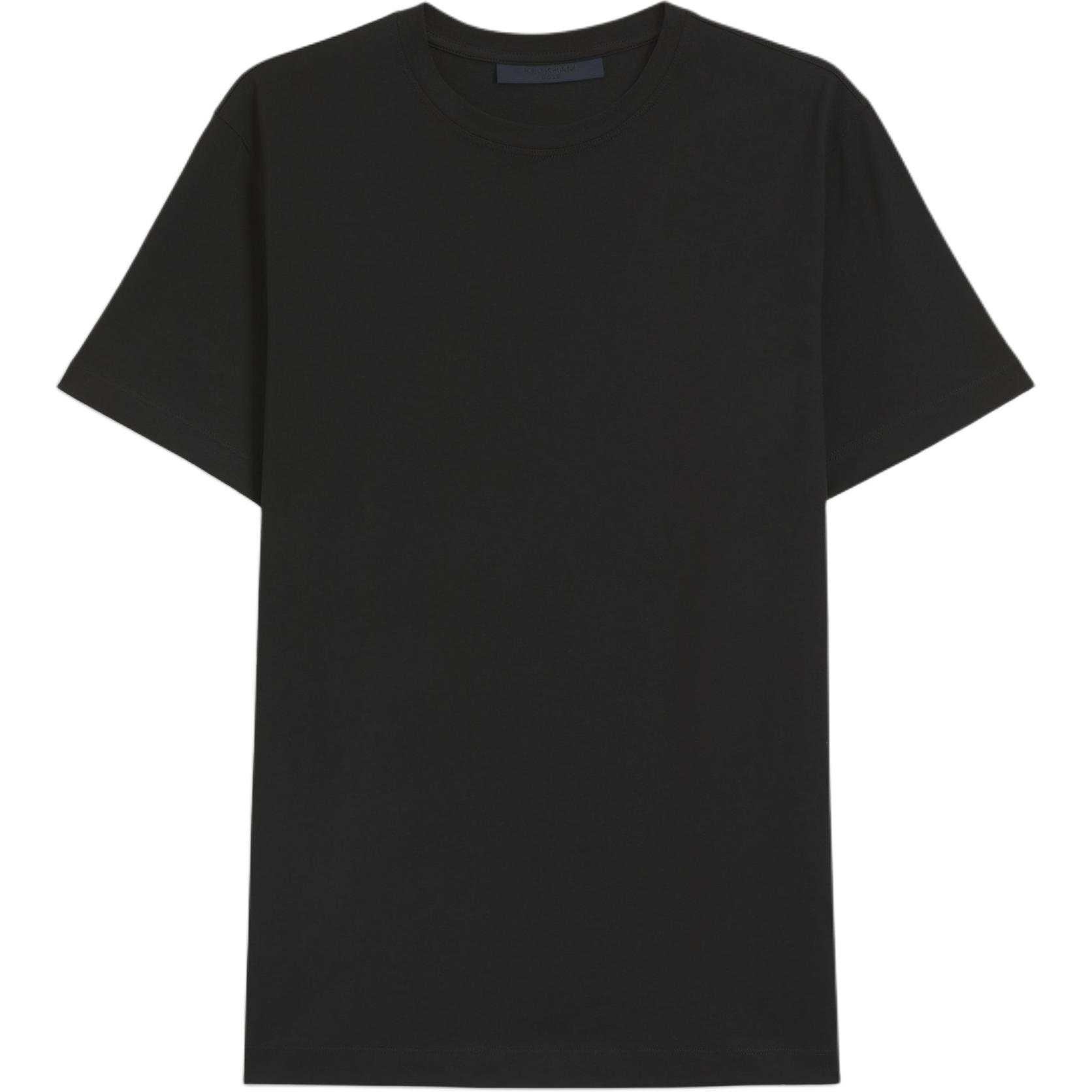HUGO BOSS X Дэвид Бекхэм Меркареция хлопок Твердый цвет прямые Футболка мужской стиль черный