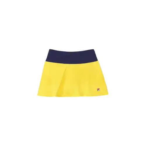 FILA Heritage Casual Short Skirts Women's Marine Blue/Yellow