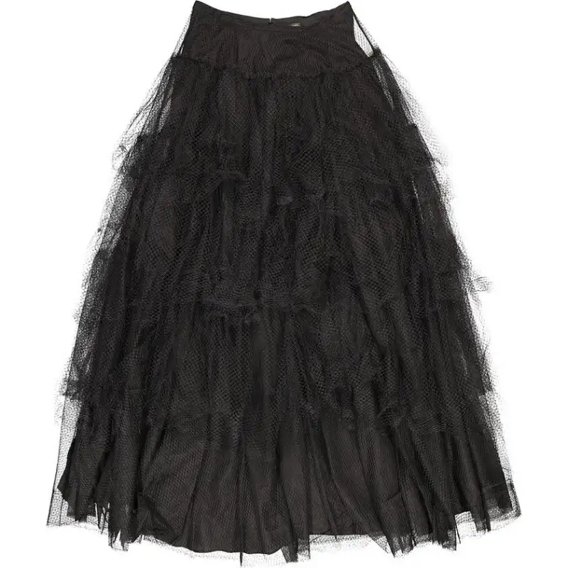 Burberry Casual Long Skirt Women's Black