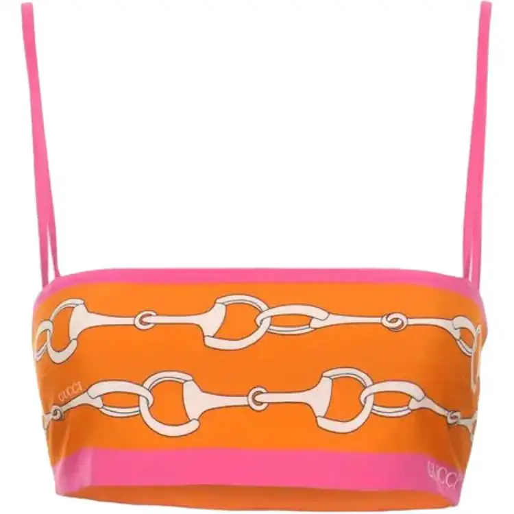 GUCCI Lido SS24 Crop Top Women's Multicolor