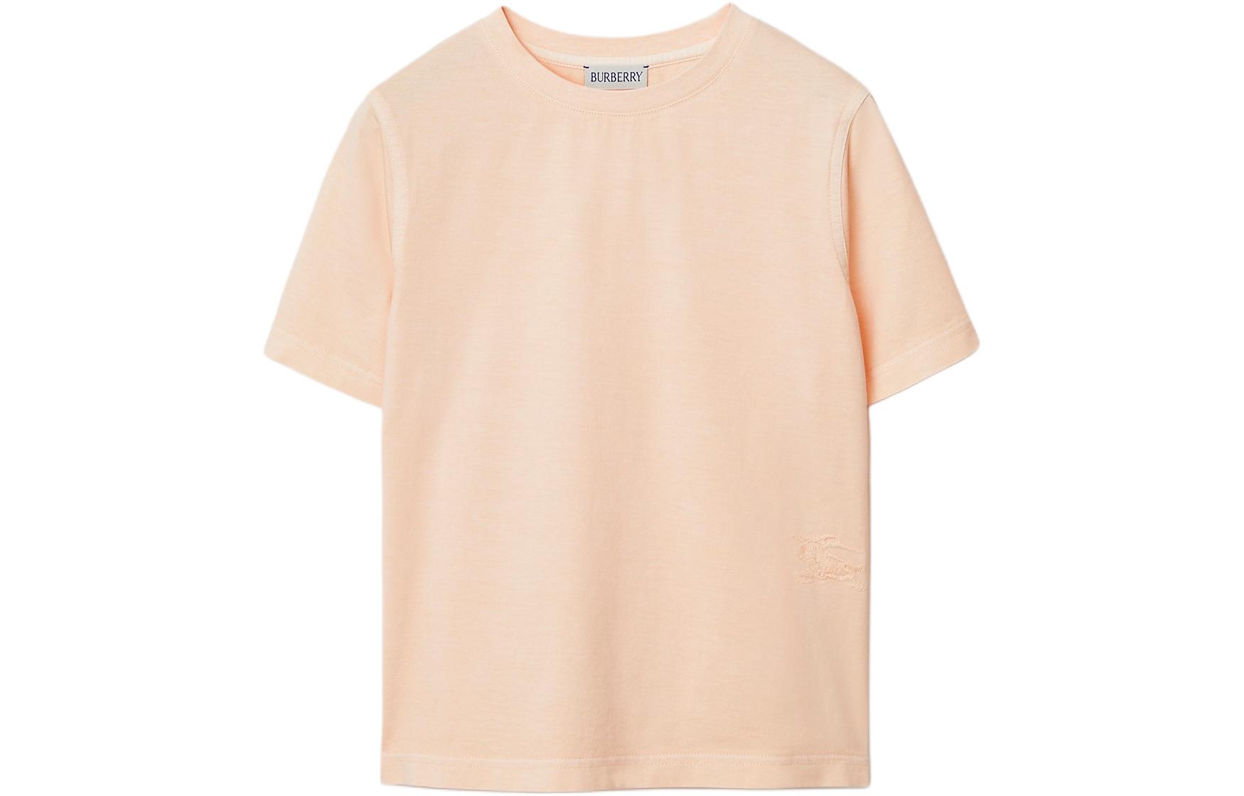 Женские футболка Burberry BurberryT SS24Logo (розовый)