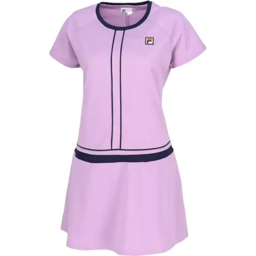 FILA Short Sleeved Dress Women's Purple