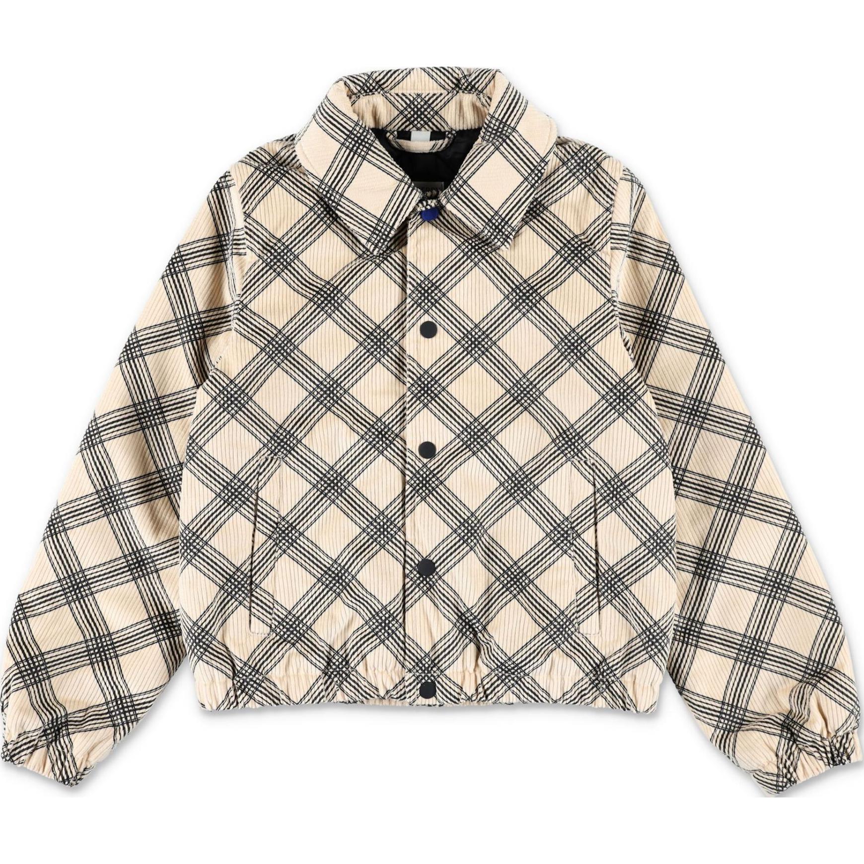 Мужская куртка Burberry FW24 (бежево-черная)