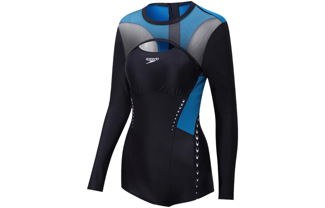 Speedo One Piece Swimsuits Women’s Black Triangle One Piece Swimsuit