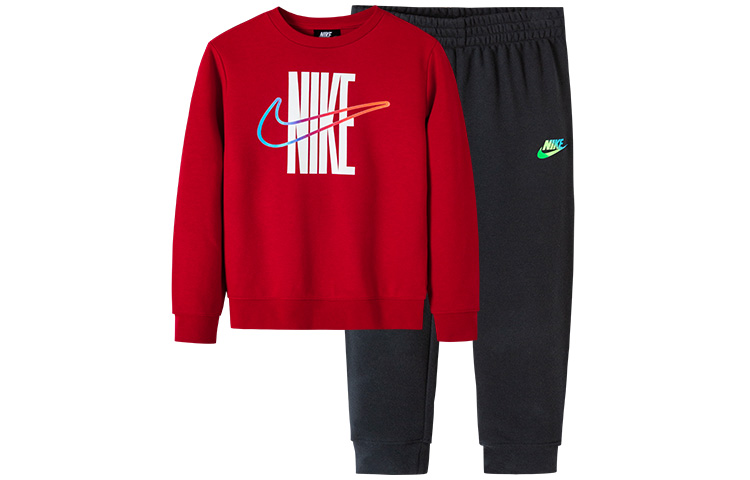 Nike Long-sleeve with a round collar, sleeves, children's sports suit, children's clothing, with your logo imprint