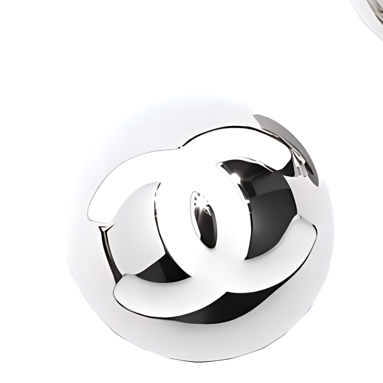 Женские серьги Chanel ABE810-B19198-NACVC (серебристые) — Коробка + прокладочная доска — фото 3