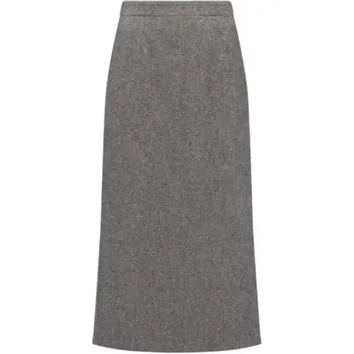 DIOR Casual Long Skirt Women's Gray