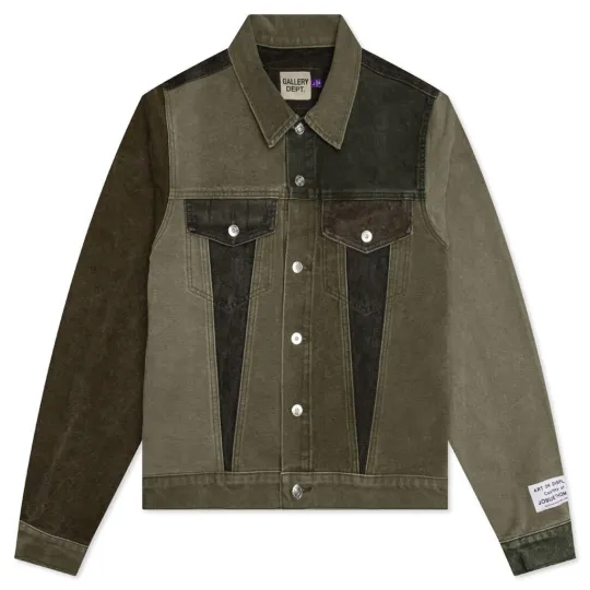 Gallery Dept. Andy Patchwork Buttoned Denim Jacket