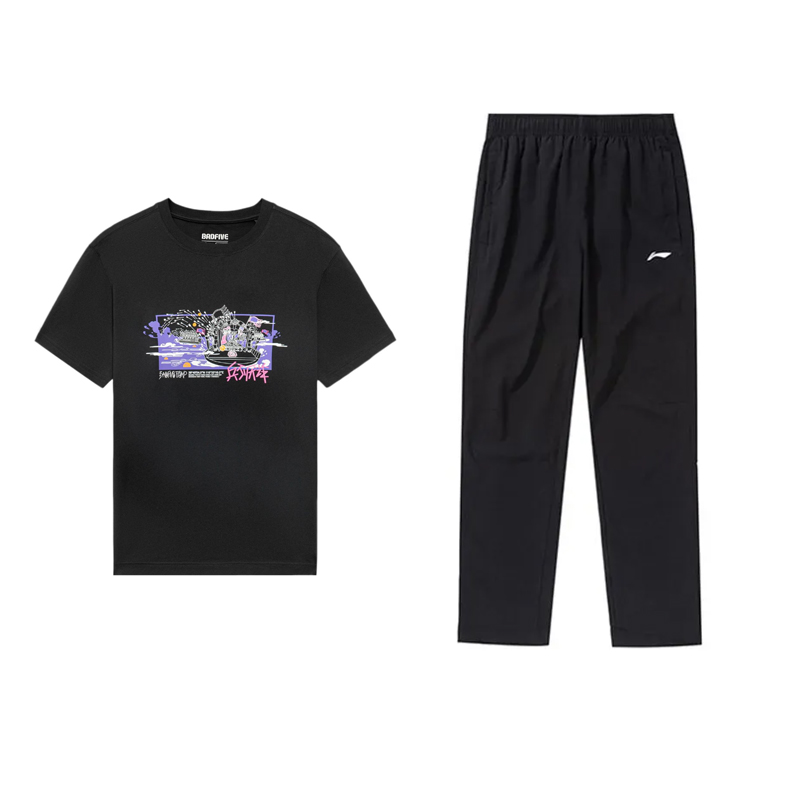 Li Ning Casual Sportswear Unisex Black