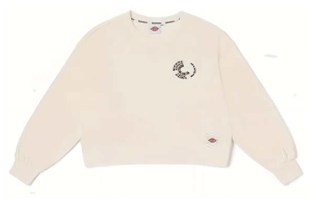 Dickies Sweatshirts Women's White Egret White Crew Neck Moderate Other