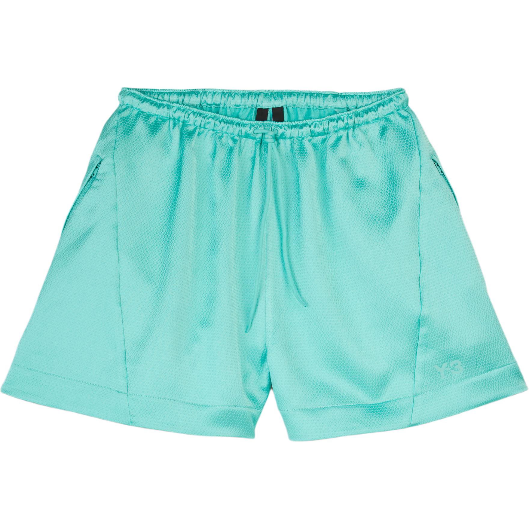 Y 3 TECH SEERSUCKER SHORTS Sports Shorts Women’s Dark Mint Green