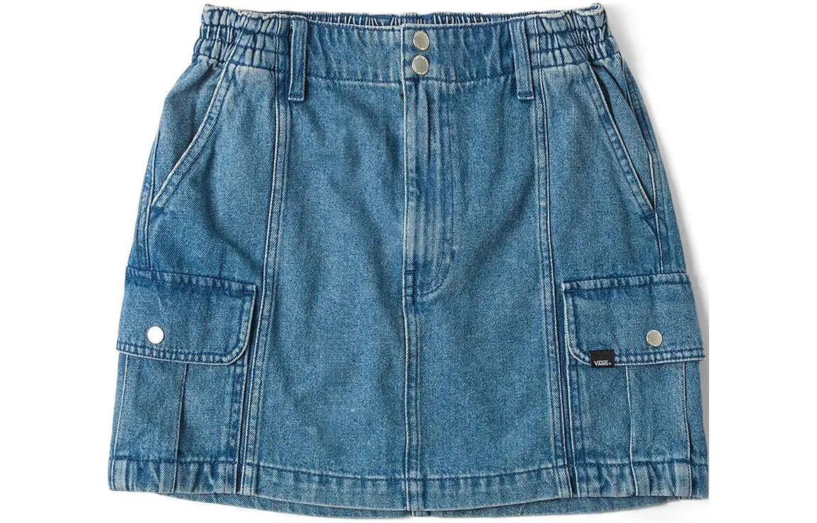 Vans Denim Short Skirts Women's Blue