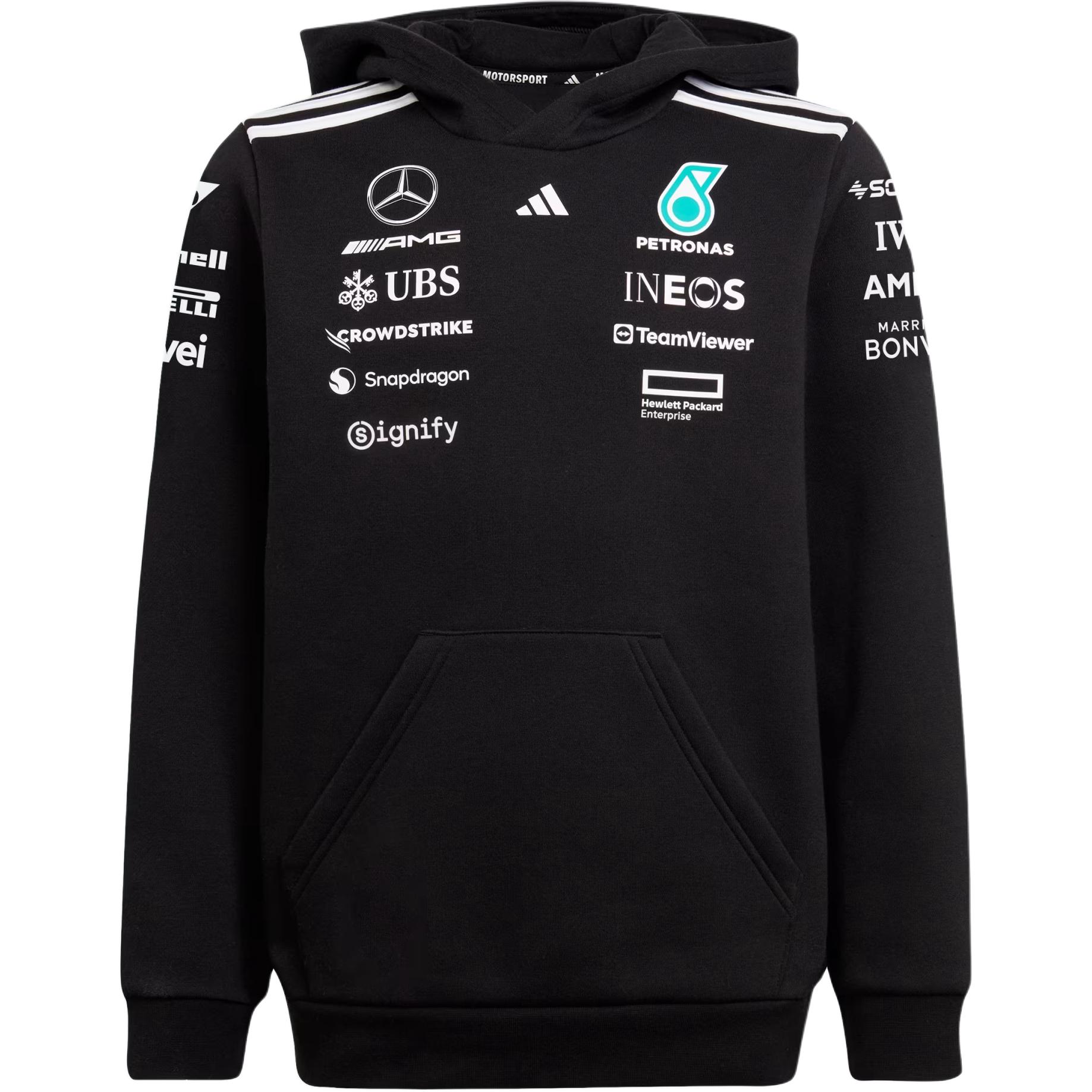 Худи adidas × MERCEDES-AMG PETRONAS F1 (черное)