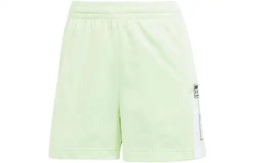 Adidas originals adicolor Collection Adibreak Three Stripes Colorblock Logo Logo Straight Sports Shorts Women's Green
