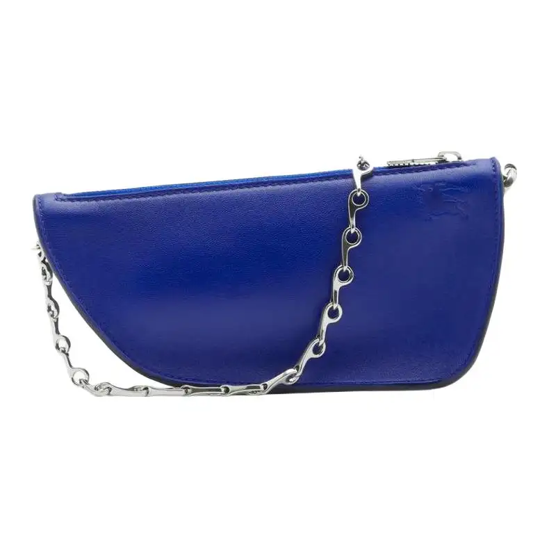Burberry Lambskin Shoulder Bag, Crossbody Bag Women's Knight Blue