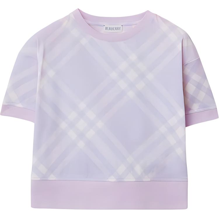 Детская футболка Burberry (сиреневая)