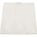 PRADA Stretch Jersey Miniskirt Casual Short Skirts Women's White