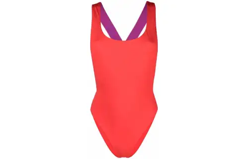 OFF-WHITE logo-band swimsuit
