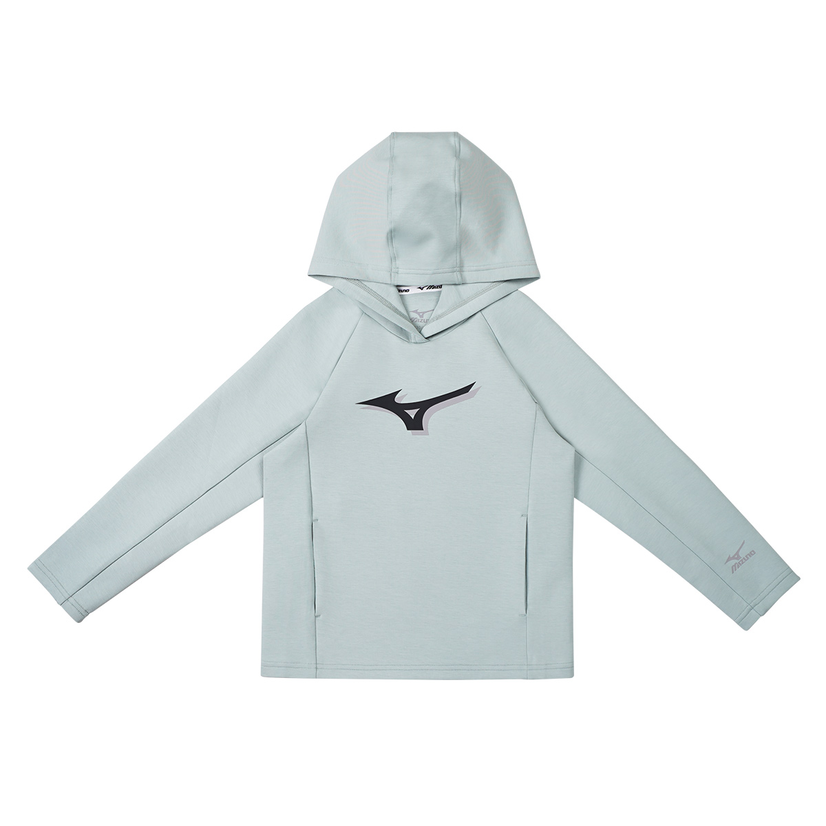 Детское худи Mizuno Mizuno Logo (синее)