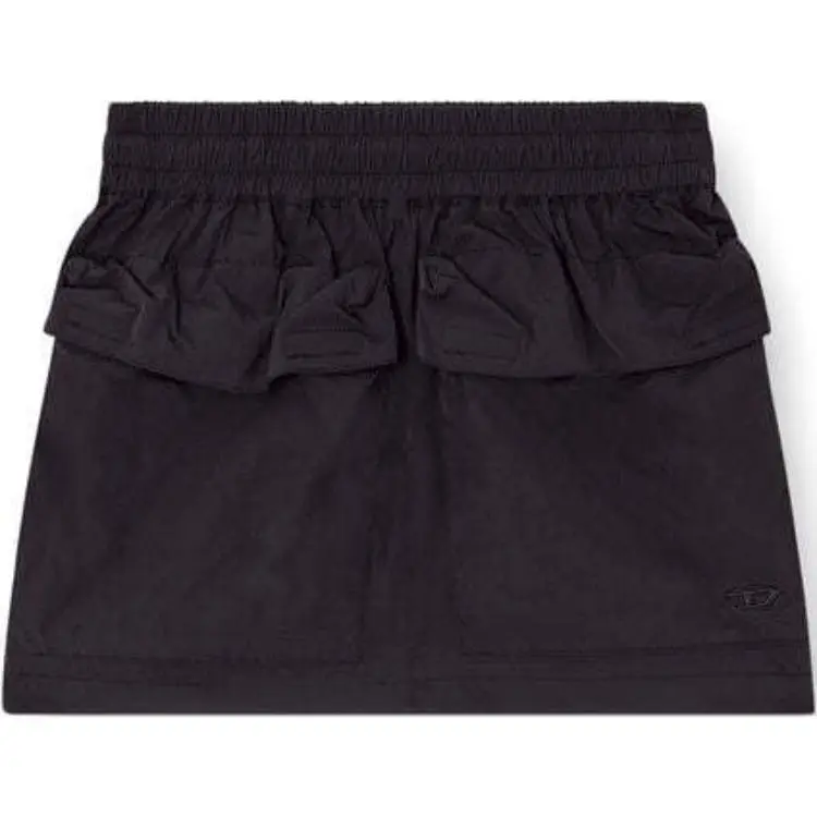 DIESEL O Cean Elasticated Waistband Mini Skirt
