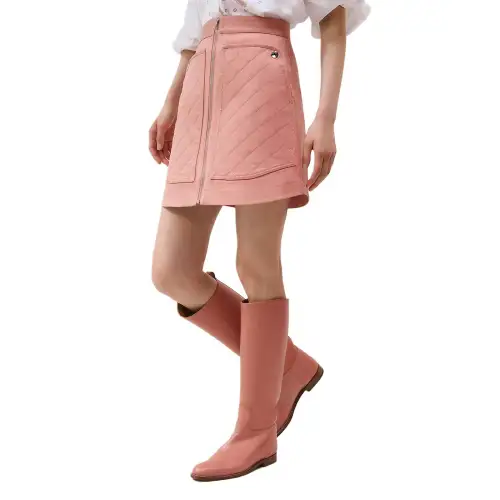 HERMES SS25 Casual Short Skirts Women's Rosewood Pink