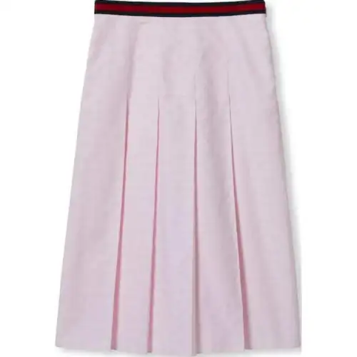 GUCCI FW24 Casual Long Skirt Women's Light Pink
