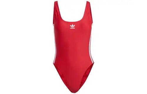 Adidas Originals One Piece Swimsuits Women's Red Triangle One Piece Swimsuit