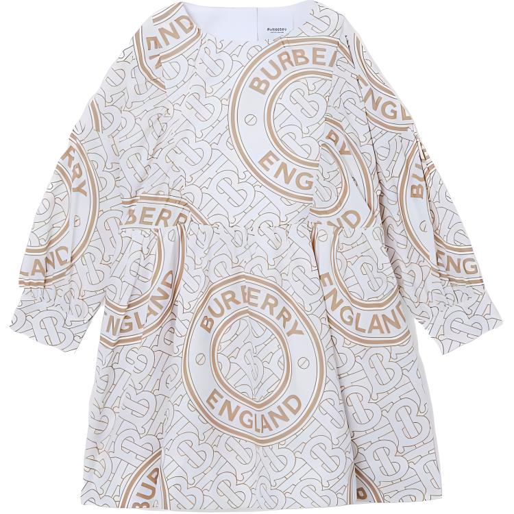 Куртка Burberry С логотипом (белая)