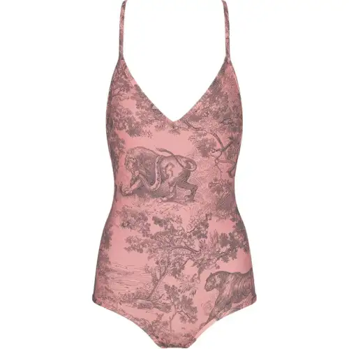 DIOR Dioriviera SS23 One piece Swimsuit Women's Pink