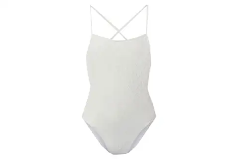 LOUIS VUITTON SS23 One piece Swimsuit Women's White