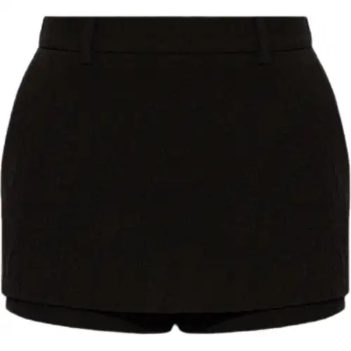 GUCCI Casual Short Skirts Women's Black