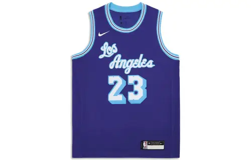 Nike Retro children's basketball uniform for leisure, blue set for boys, children's clothing, 23 size