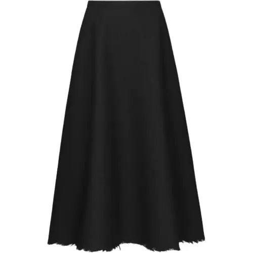DIOR Casual Long Skirt Women's Black