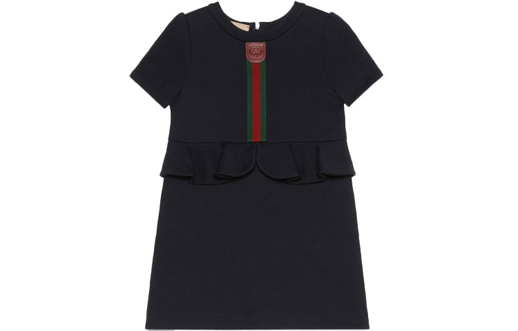 Женское платье Gucci С полосками (черное)