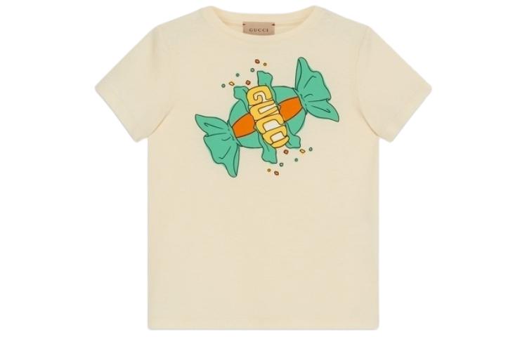 Детская футболка Gucci (бежевая)