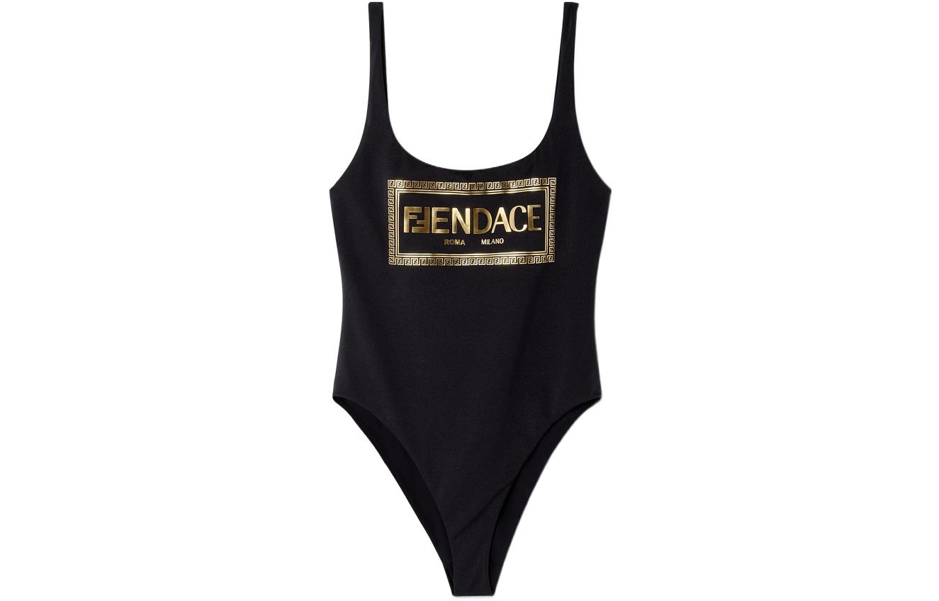 VERSACE SS22 One piece Swimsuit Women’s Black