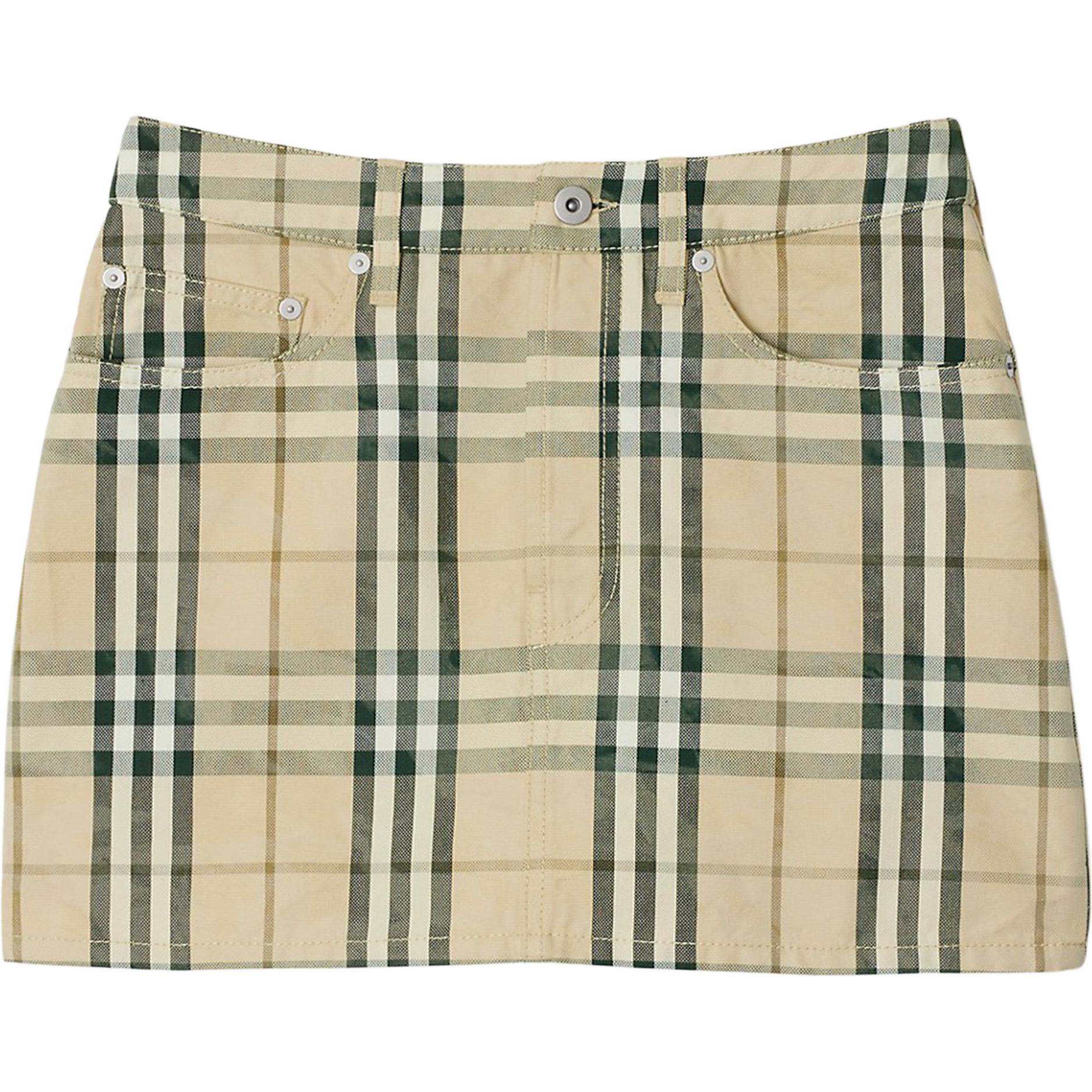 Женская юбка Burberry (бежевая)