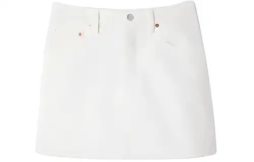 GUCCI Denim Short Skirts Women's White