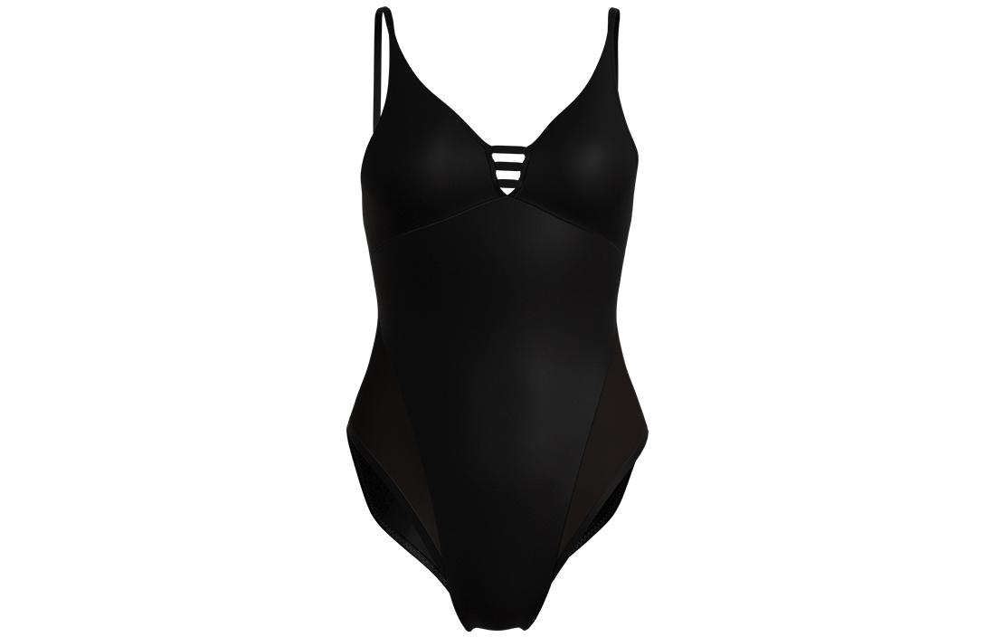 Atlantic Beach One Piece Swimsuits Women’s Obsidian Black Triangle One Piece Swimsuit
