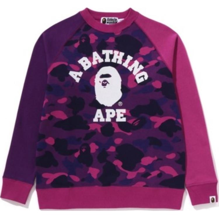 Свитшот A BATHING APE (фиолетовый)
