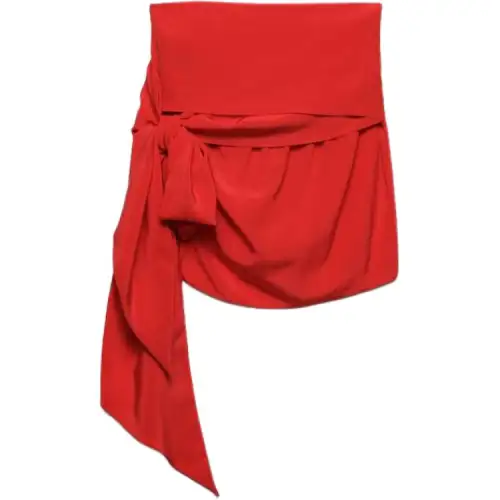 PRADA Crepe De Chine Mini Skirt